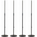 Heavy Round Anti-Vibration Base Microphone Black Stand Band Singer Mic