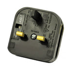5A Fused 2 Pin Euro Plug to UK 3 Pin Mains European Converter BS1363
