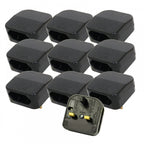 5A Fused 2 Pin Euro Plug to UK 3 Pin Mains European Converter BS1363