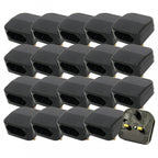 5A Fused 2 Pin Euro Plug to UK 3 Pin Mains European Converter BS1363