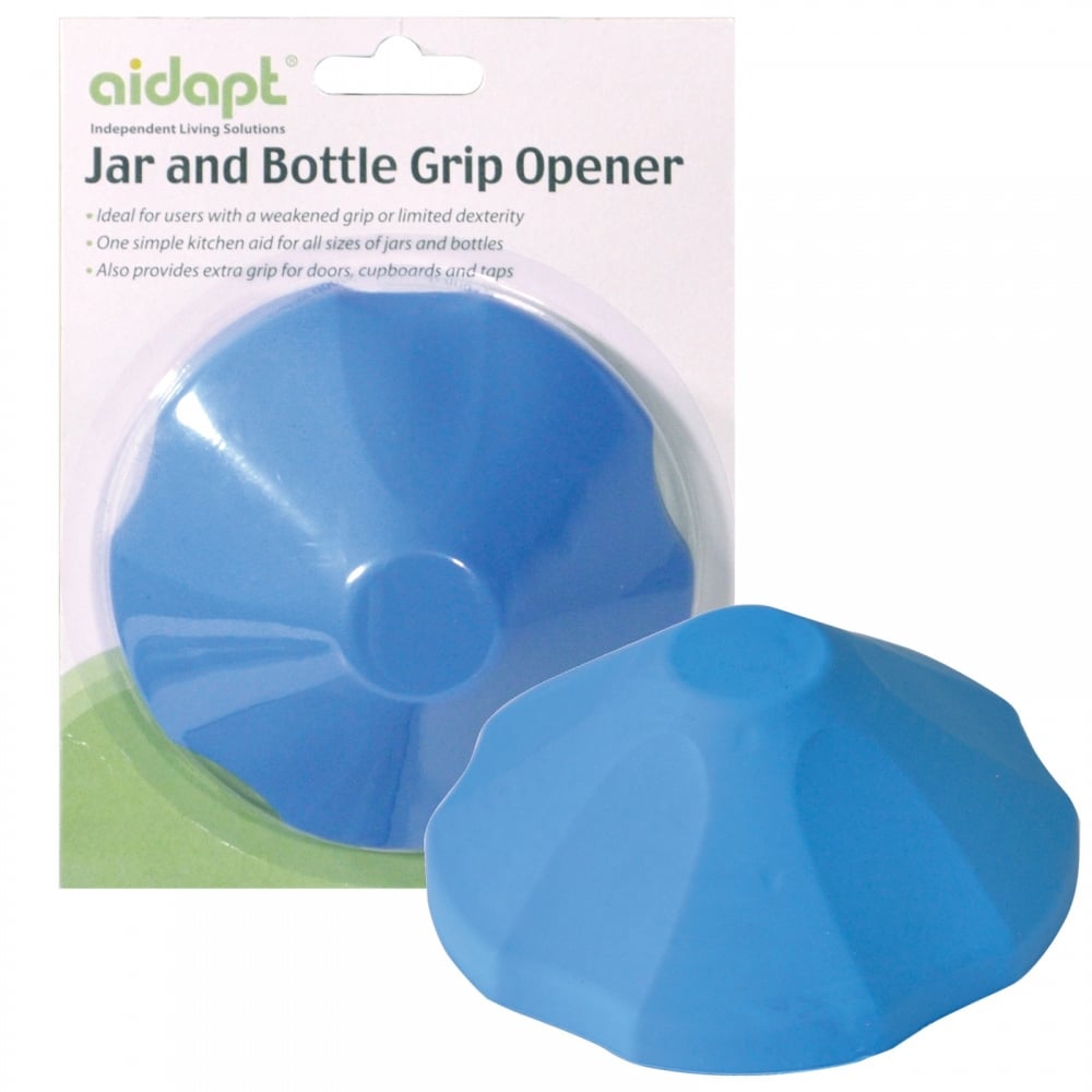 Blue Jar & Bottle Grip Opener Easy Grip Aid - Soft Rubber Non-Slip