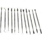 12 Piece Stainless Steel Wax Carver Set 59137 Hobby in Wax Clay Moulding