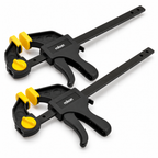 2pc Quick Grip Speed Light Duty Vice Bar 150mm Rapid Clamp Set 6"
