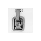 Butterfly Catch Silver Flight Case Over Latch with Extended Arm
