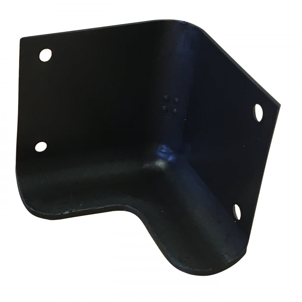 Set of 4 Guitar Amp Speaker Cabinet Plastic Corners Black 52mm Inc 16 Screws