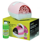 Pink Party Bubble Battery Machine Including Fluid