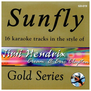 Karaoke Gold CDG CD - Jimi Hendrix, Cream & Eric Clapton CD+G Disc