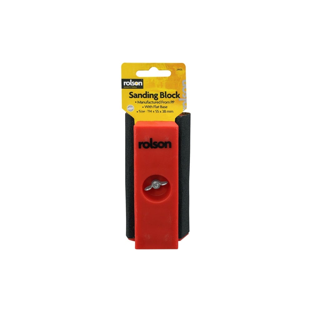 2 Hand Held Mini Sanding Block Wet Dry Silicon Sandpaper