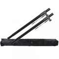 Pair of DJ PA Adjustable Speaker Poles 35mm Inc Bag Case