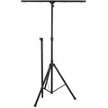 High Black Aluminium T Bar Lighting Stand 3.5M Max Height