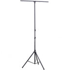 High Black Aluminium T Bar Lighting Stand 3.5M Max Height