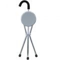 Disability Medical Aid Folding Seat Cane Walking Stick Stool Chair 100Kg