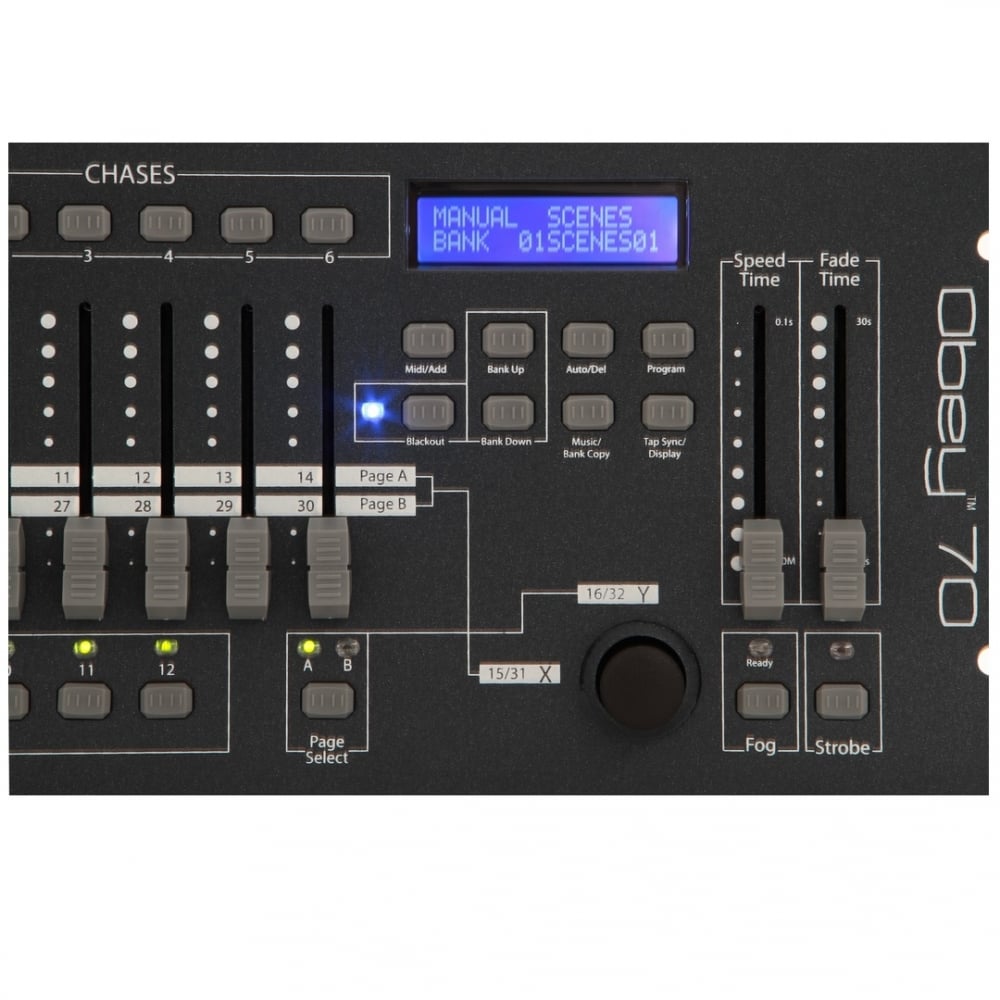 Obey 70 DMX Controller Desk 384 channels Lighting Light Control Stage DJ