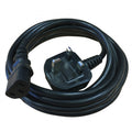 Black IEC (C13) to UK Mains Plug 5M Kettle Lead CE Approved Multi Packs