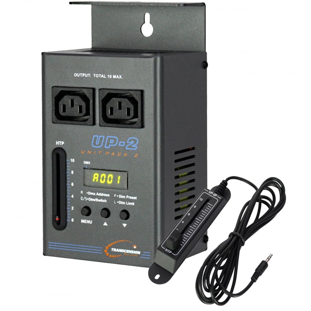 Transcension UP2 RF Dimmer Controller inc Remote Fader DMX / HTP