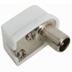 Male Right Angle RF Coaxial TV Aerial Connector Plug 90 Degrees Digital Coax