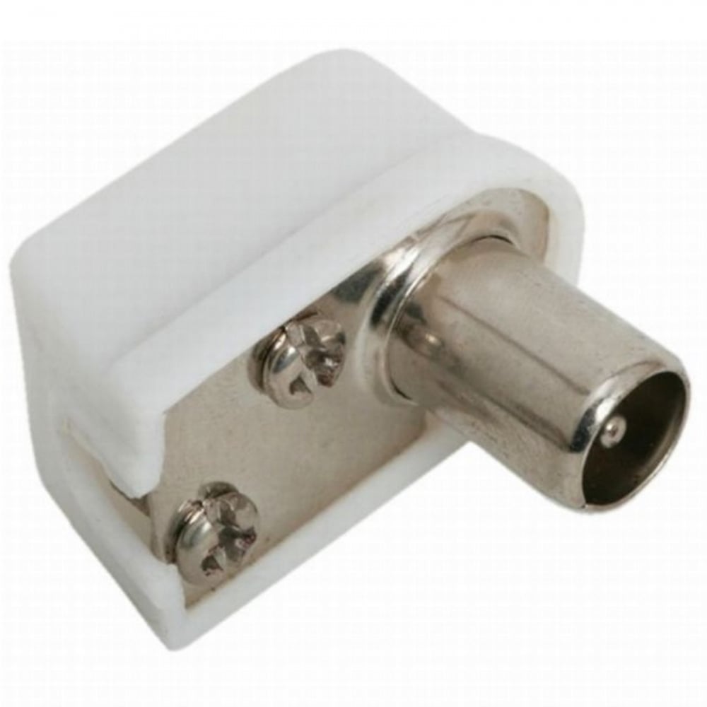 Male Right Angle RF Coaxial TV Aerial Connector Plug 90 Degrees Digital Coax