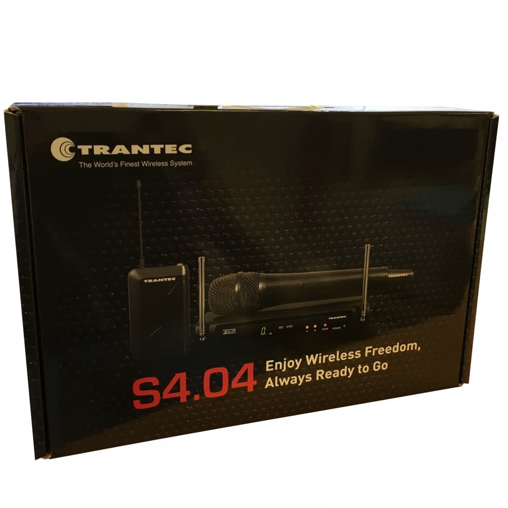 S4.04H UHF Handheld Wireless Radio Microphone System