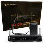 S4.04A UHF Headset Wireless Radio Microphone System