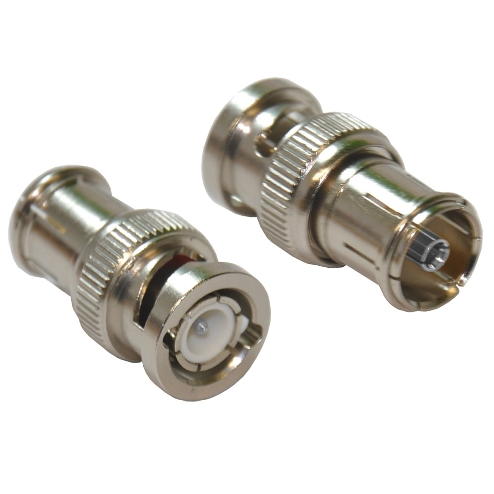 BNC Male Plug To TV Coax Female Aerial Socket Adapter