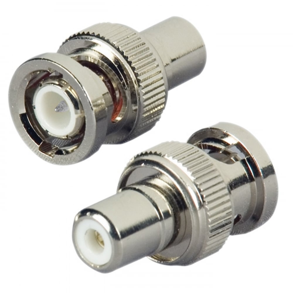 BNC Male Plug To RCA Phono Socket Aerial Adapter
