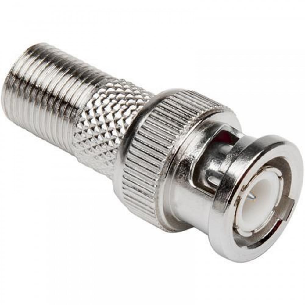 BNC Male Plug To Female F Type Aerial Adapter