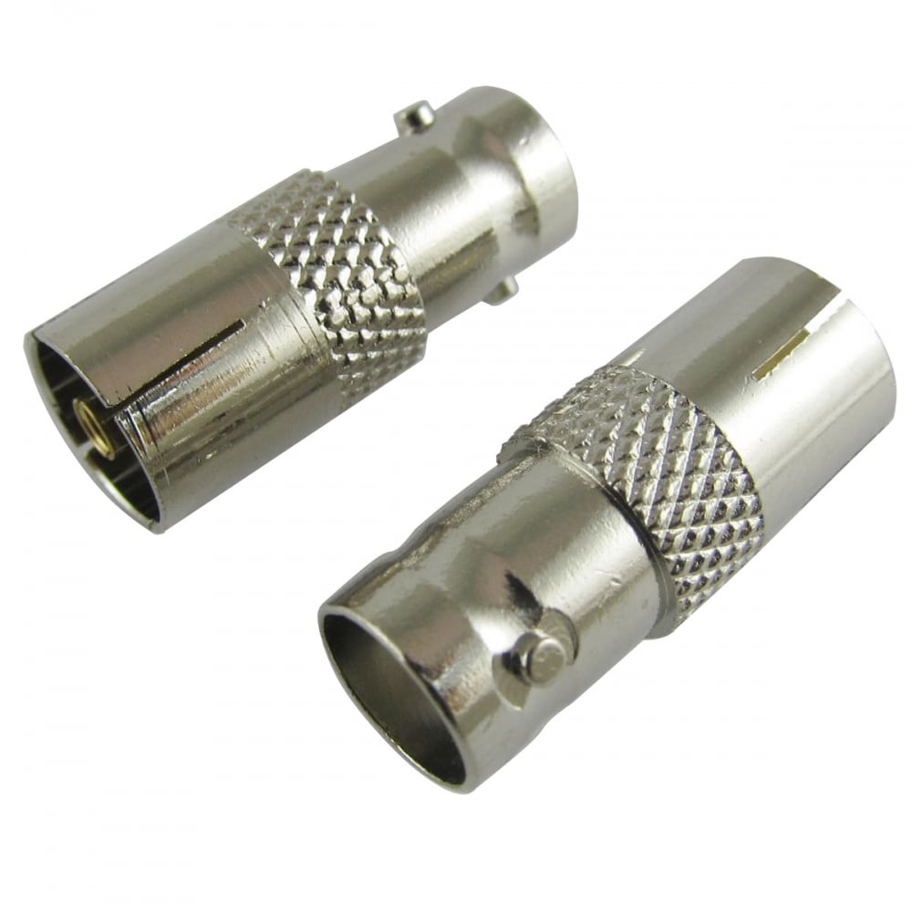 BNC Female Socket To TV Coax Female Aerial Socket Adapter