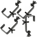 Black Heavy Duty 50mm Steel Truss G Clamp Hook Bracket