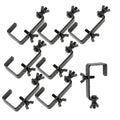 Black Heavy Duty 50mm Steel Truss G Clamp Hook Bracket
