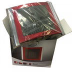 2kW Upright Red Square Ceramic Heater