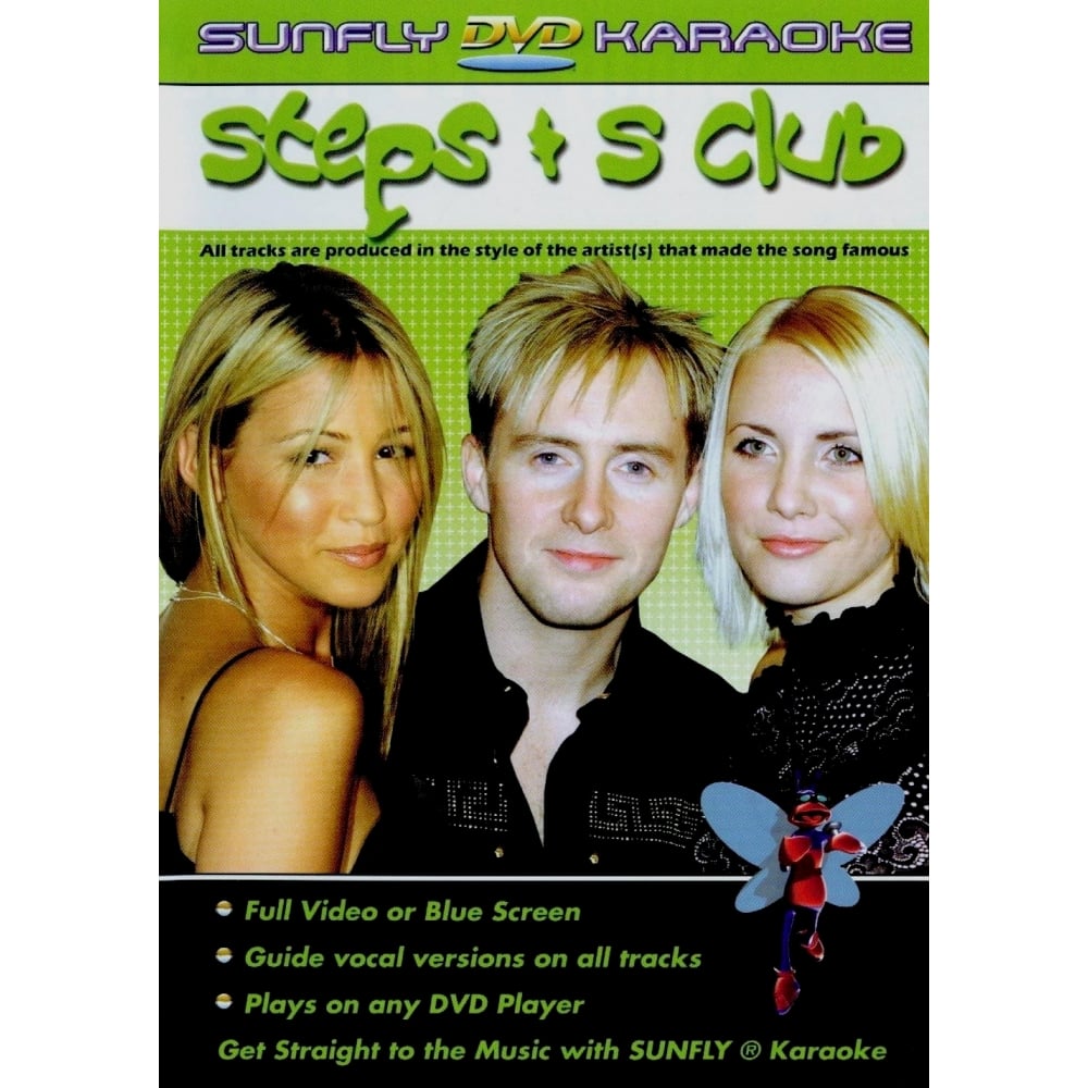 Karaoke DVD Steps S Club - Full Video / Blue Options - All Region