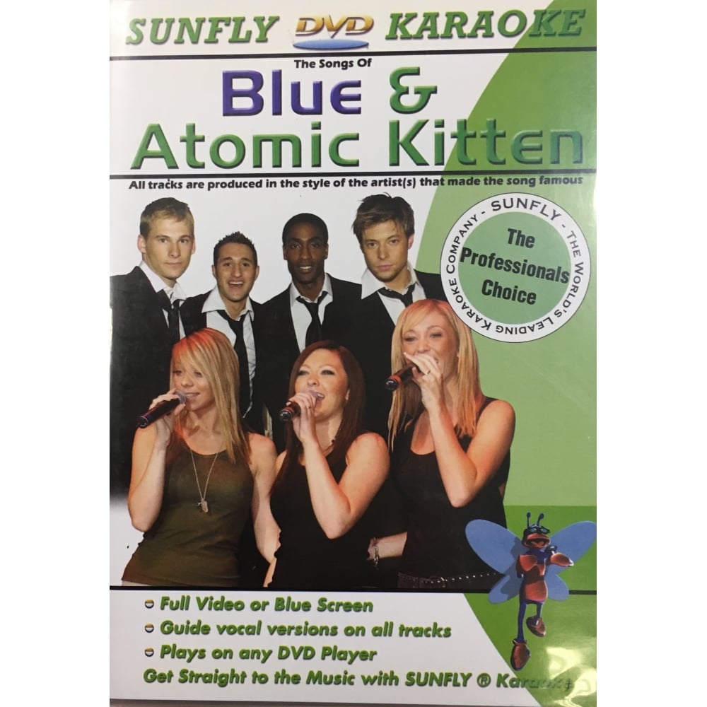 Karaoke DVD Blue Atomic Kitten - Full Video / Blue Options - All Region