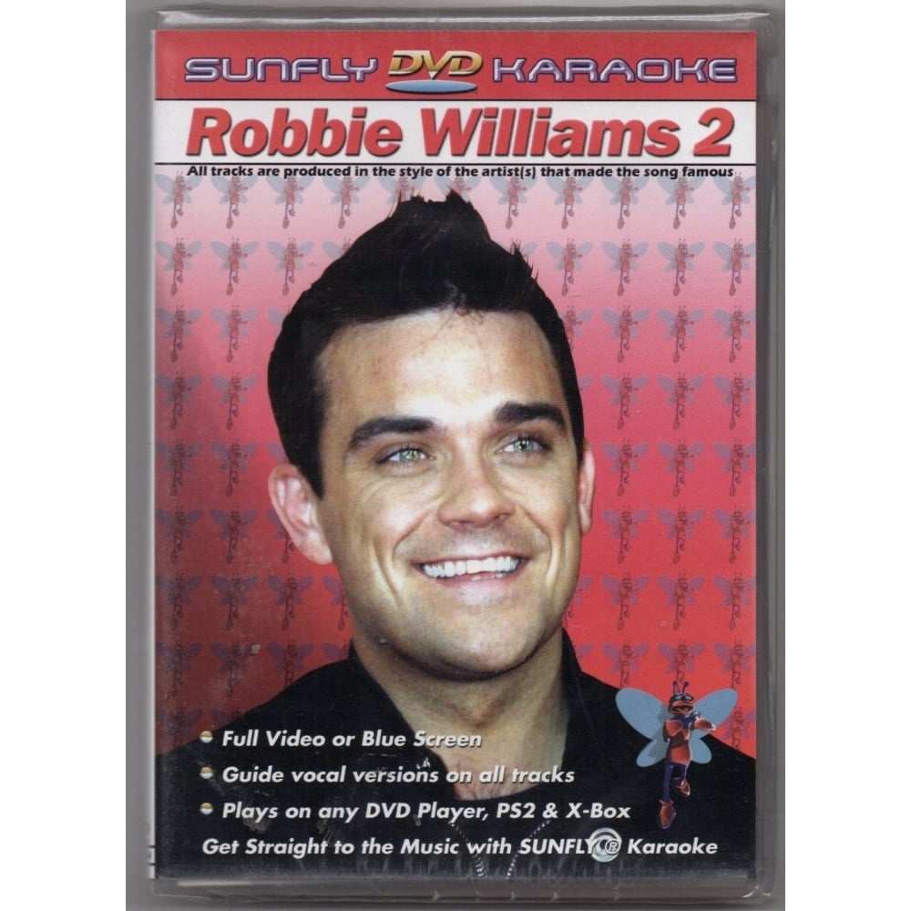 Karaoke DVD Robbie Williams 2 - Full Video / Blue Options - All Region