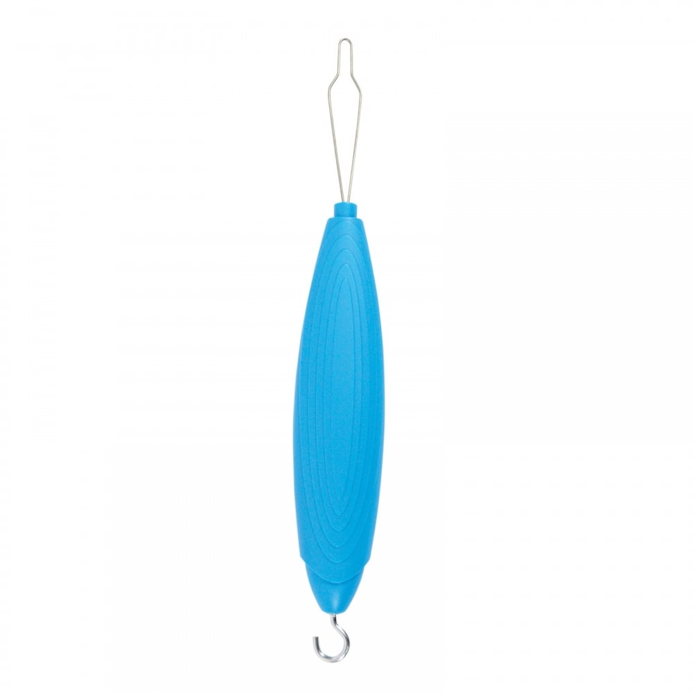 Plastic Button Hook Zipper Stainless Steel Loop & Hook in Black Red & Blue