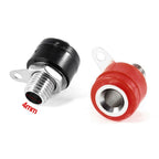 Banana Chassis Panel Socket 4mm Female Speaker Connector Red Black Pair