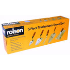 5 Piece Builder Tradesman Trowel Set - Brick Laying - Plastering 5pc