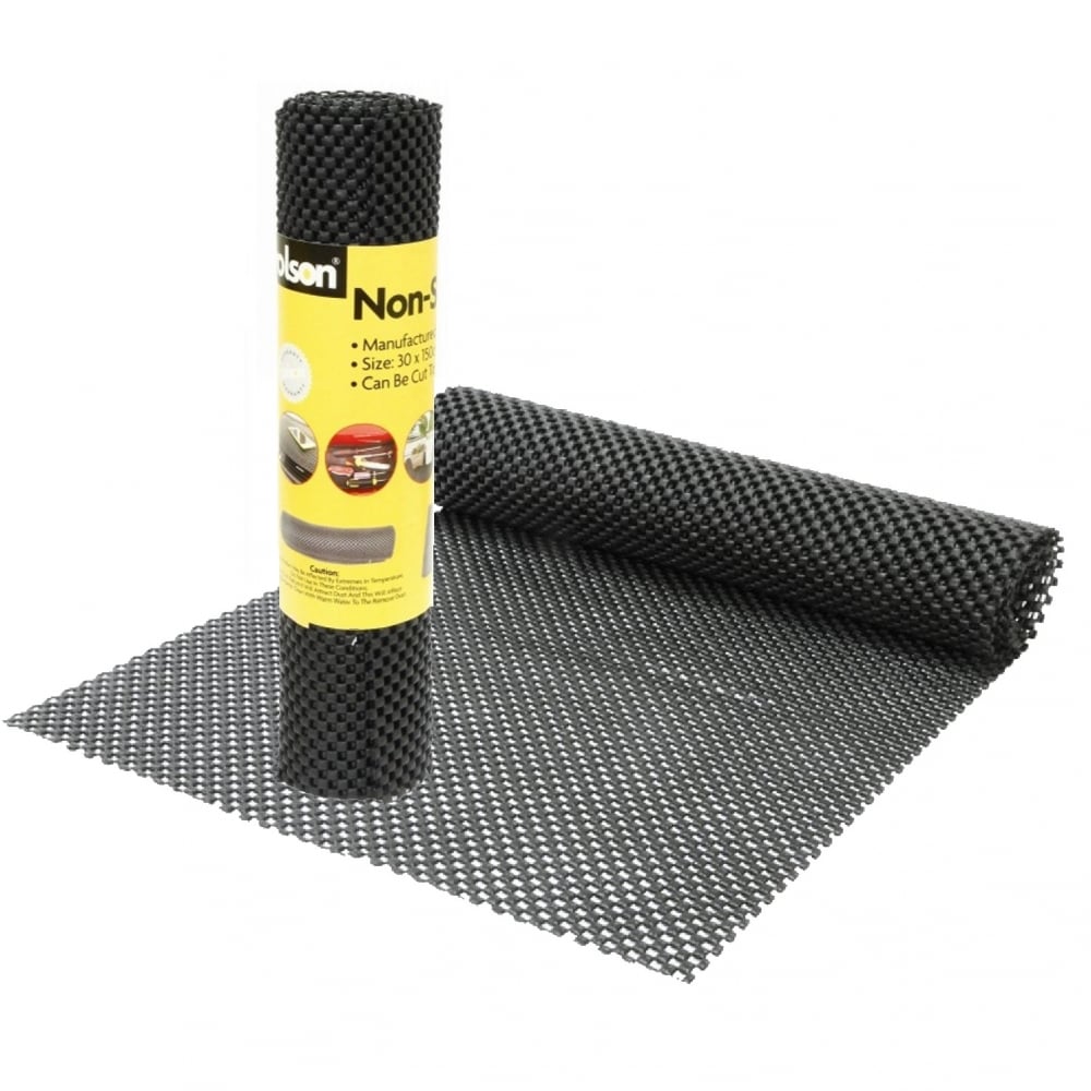 Black Non-Slip Cushion Mat Anti Slip Good Grip Home Car Workplace - Narrow