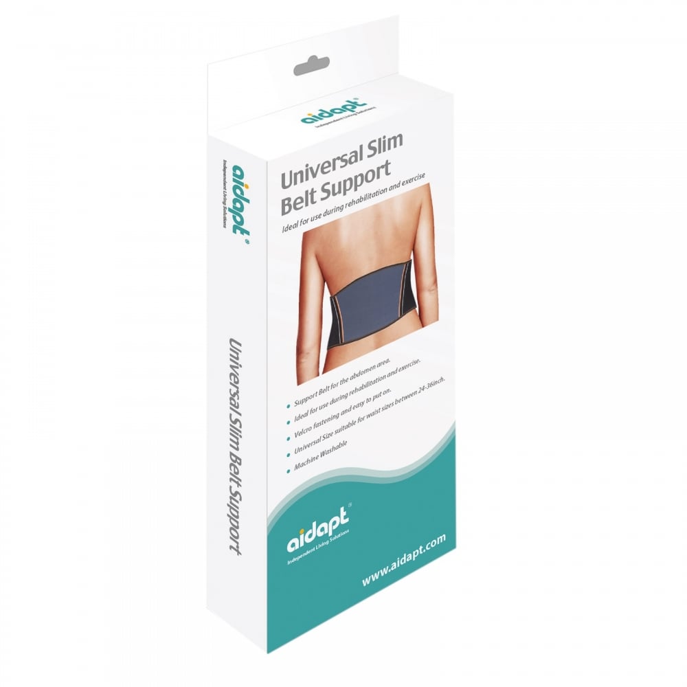 Neoprene Waist Support Lower Back Pain Belt Brace - Velcro, Strong Stitching