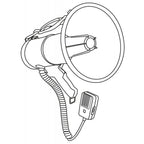 25W Professional Handheld and Shoulder Megaphone L25
