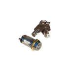 C Rating/3 A On / Off Security Key Barrel Switch Lock Inc 2 Keys & Cover