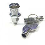C Rating/2 A On / Off Tubular Security Key Switch Full Metal Round Lock Inc Two Keys