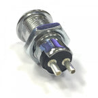 C Rating/2 A On / Off Tubular Security Key Switch Full Metal Round Lock Inc Two Keys