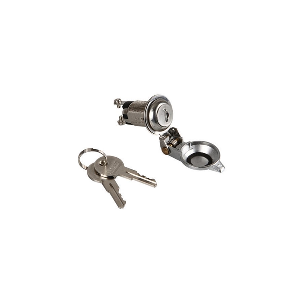 Security Key Lock Switches All Metal Weatherproof Cover in Nickle Finish