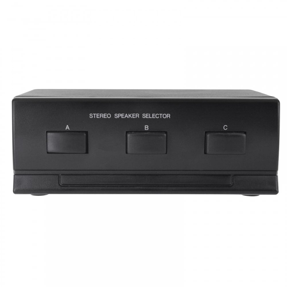 3 Way Speaker Switch Selector Box for AV Reciever / Stereo / Speakers