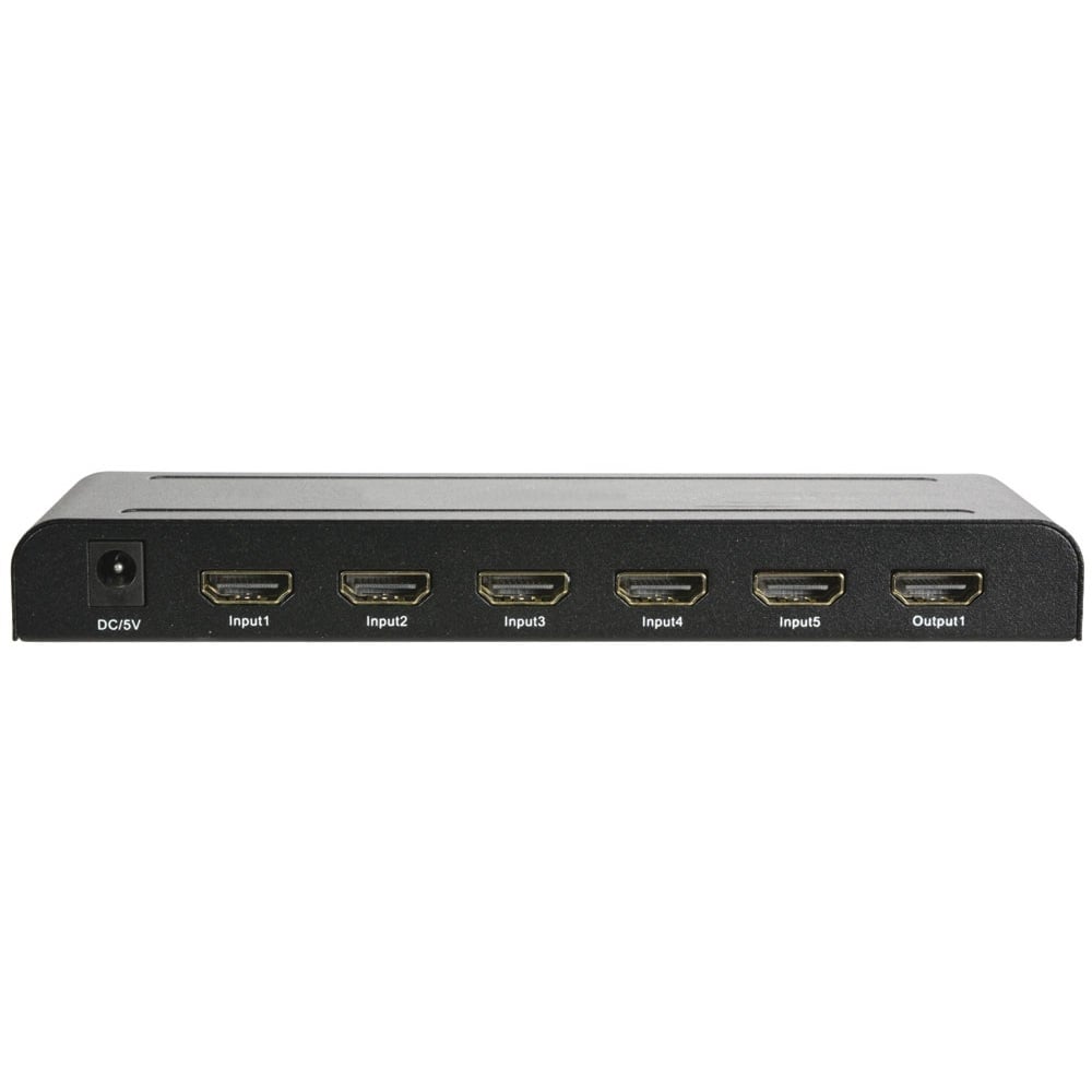 1080P 5 Way HDMI Switcher Hub Inc Remote - HDTV SKY Box PS3 Xbox