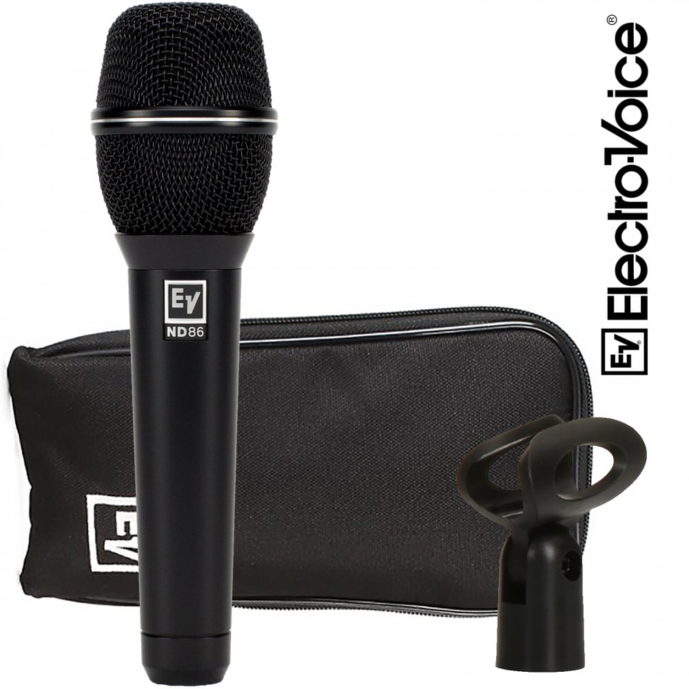 Dynamic Supercardioid Vocal Microphone Including Case