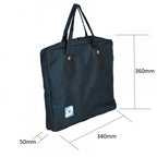 Black Canvas Table Top Laptop Stand Bag - Double Zip with Carry Handles
