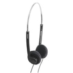 Lightweight Stereo Black Pad Headphones for Schools Tour Companies