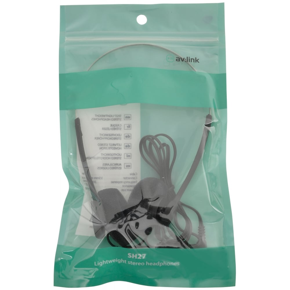 Lightweight Stereo Black Pad Myler Headphones for Schools Tour Companies Bulk