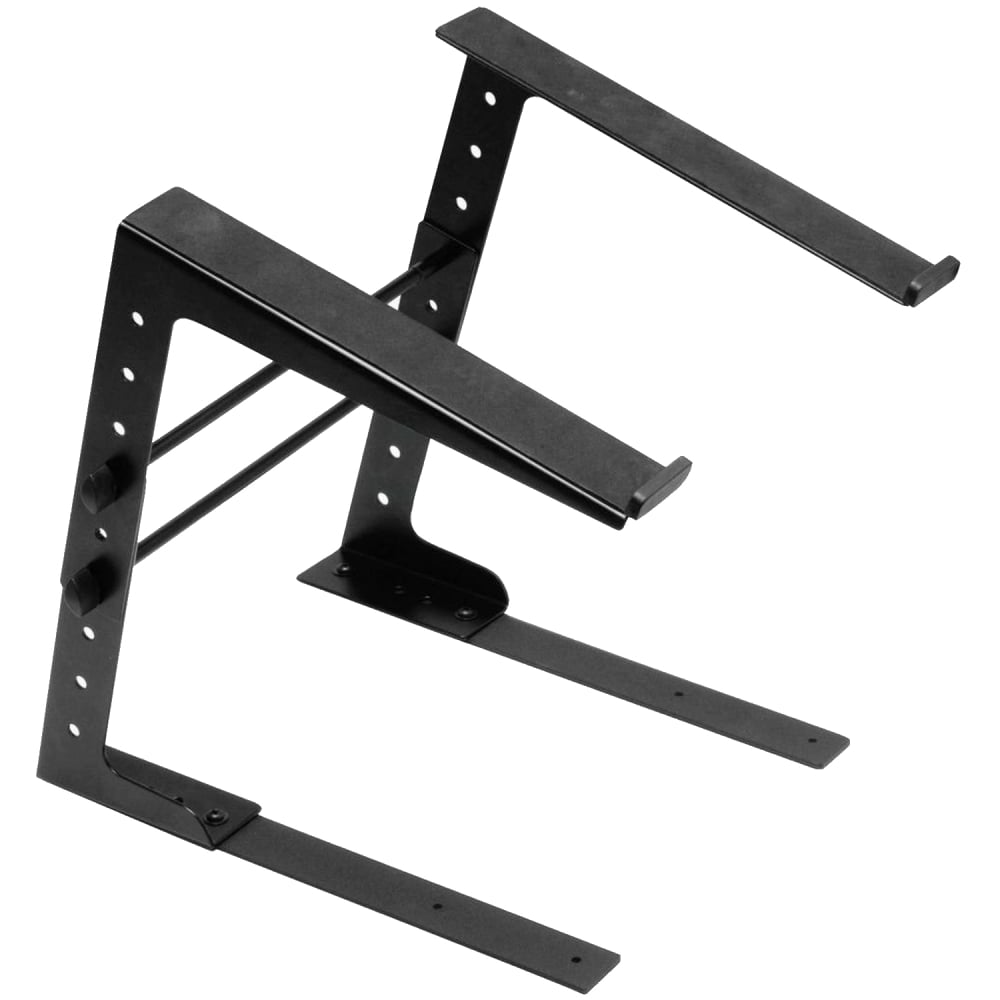 Height & Width Adjustable DJ Laptop Stand Computer Table Clamps inc Case